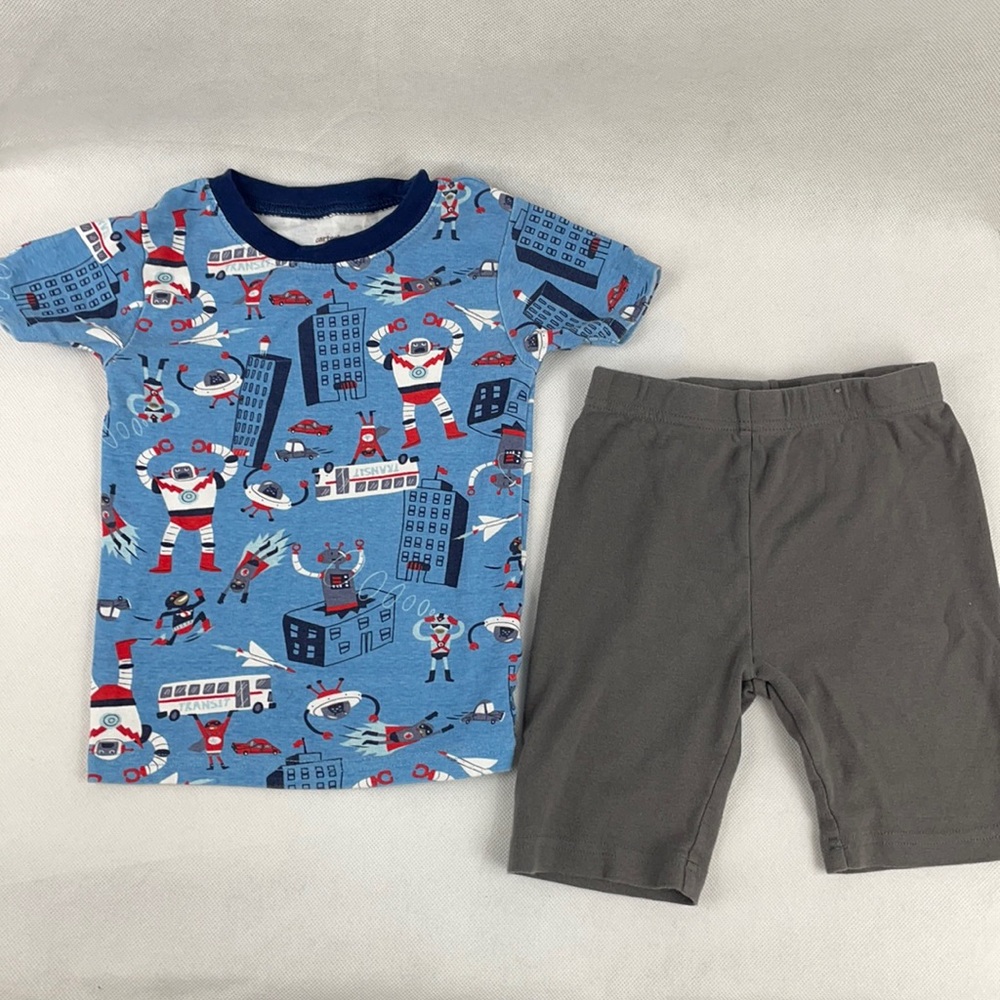 Size 5 Boy's Pajama Set Robots Takeover